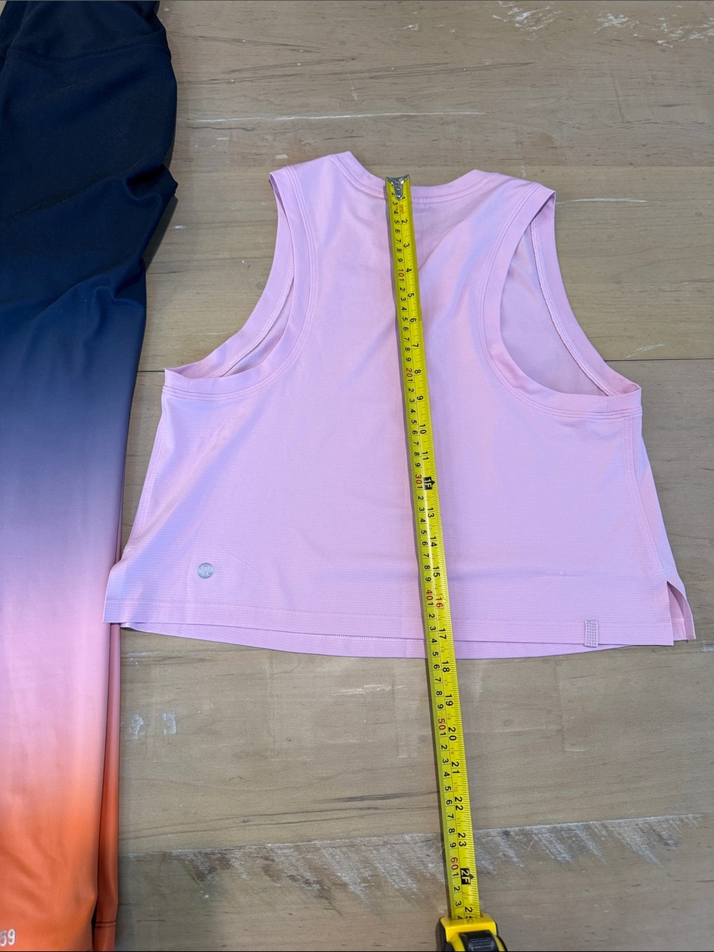 lululemon athletica Light Pink Cropped Tank. See matching pants (splits59)